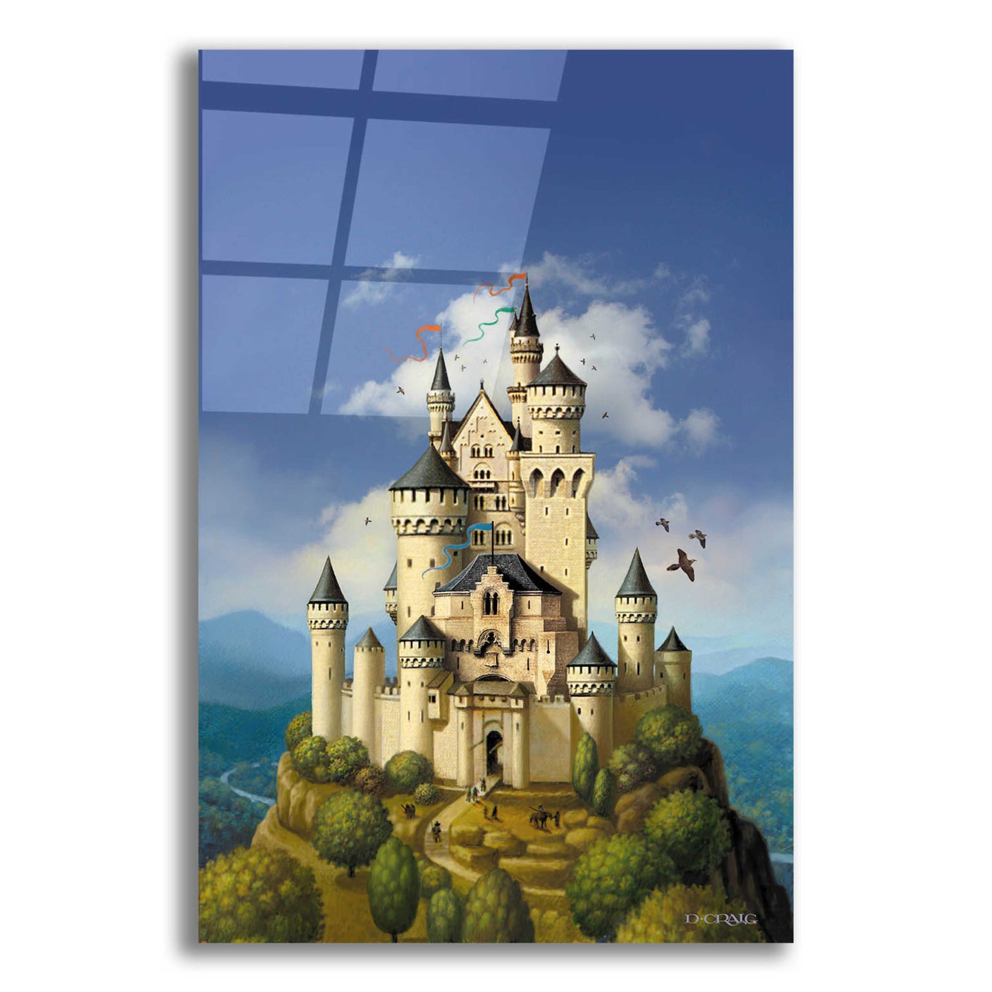 Epic Art 'Castle' by Dan Craig, Acrylic Glass Wall Art