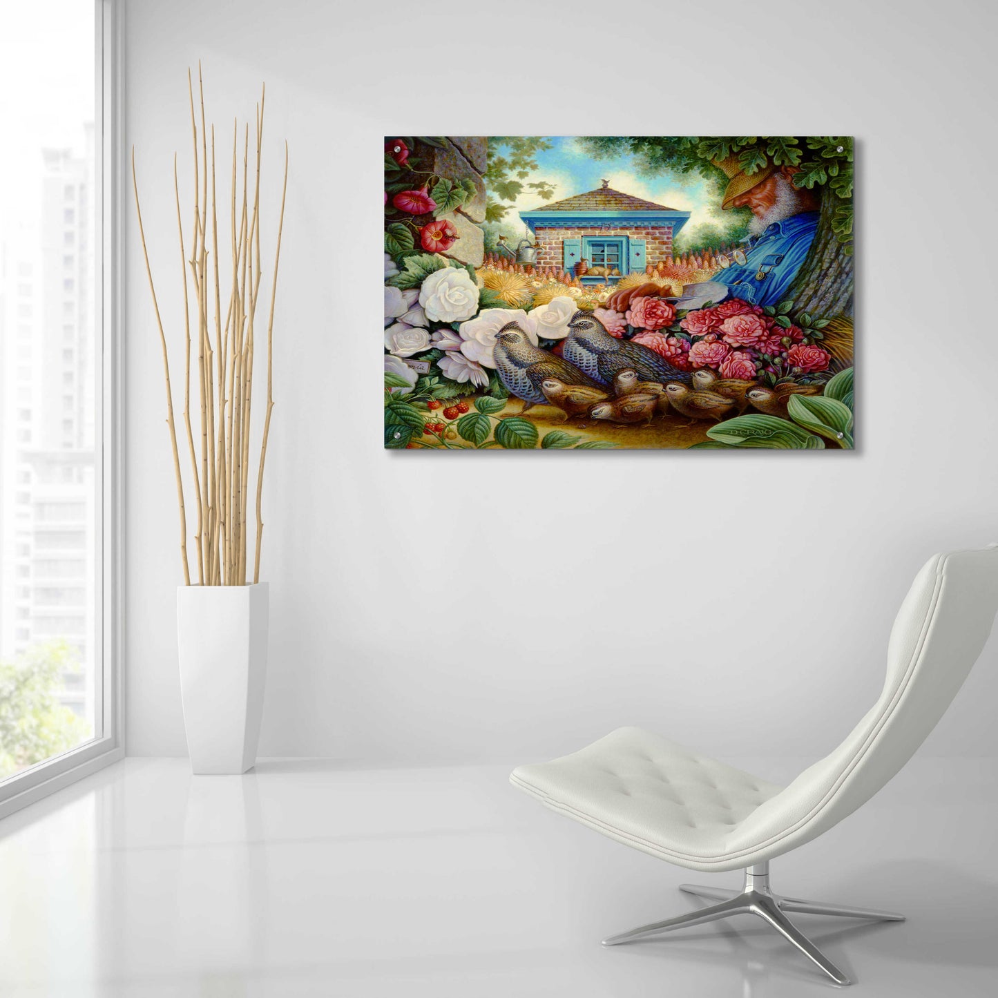 Epic Art 'Garden Dreams' by Dan Craig, Acrylic Glass Wall Art,36x24