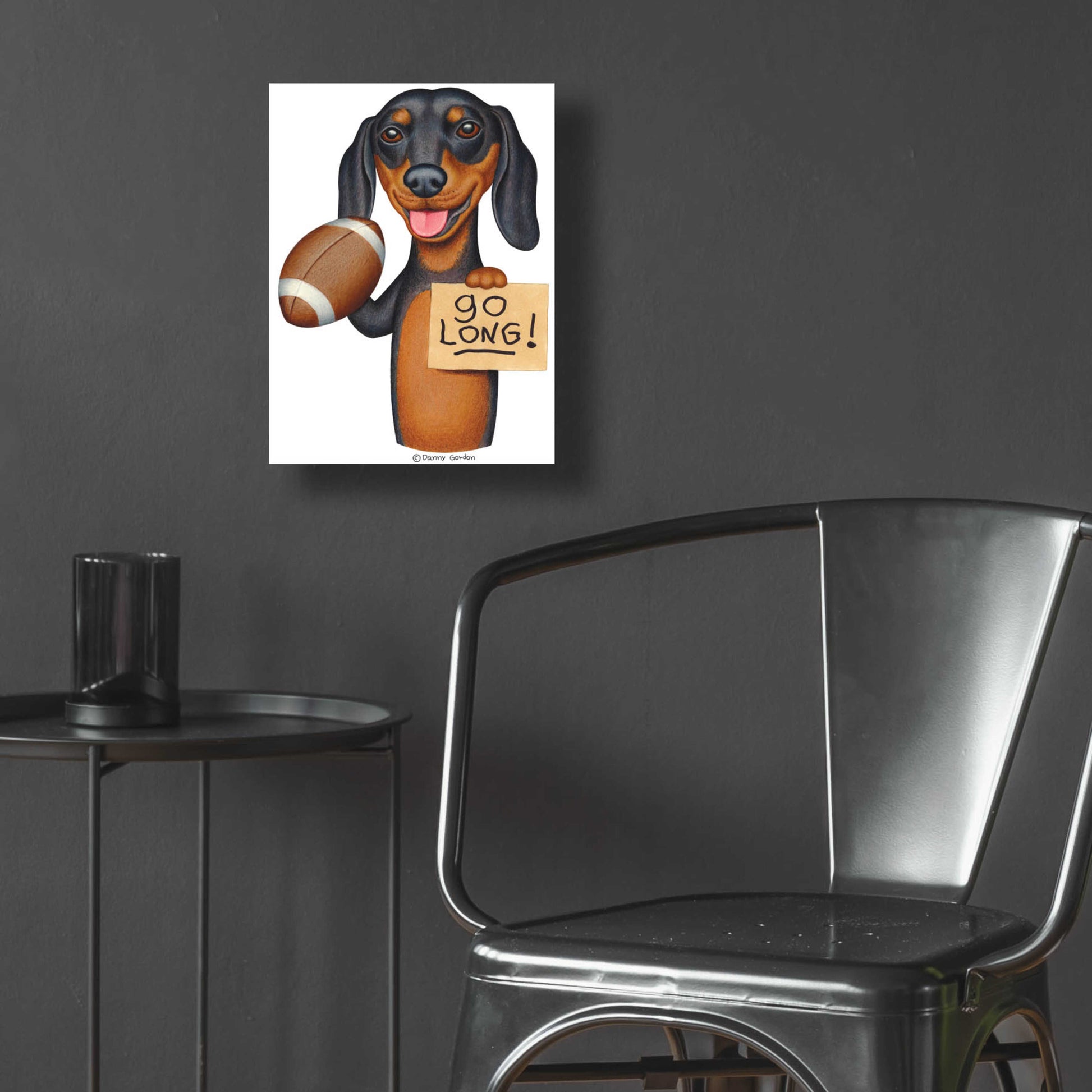 Epic Art 'Bart DOXIE' by Danny Gordon Art, Acrylic Glass Wall Art,12x16