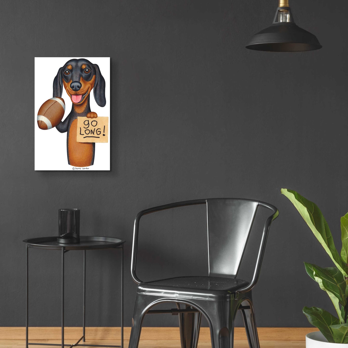 Epic Art 'Bart DOXIE' by Danny Gordon Art, Acrylic Glass Wall Art,16x24