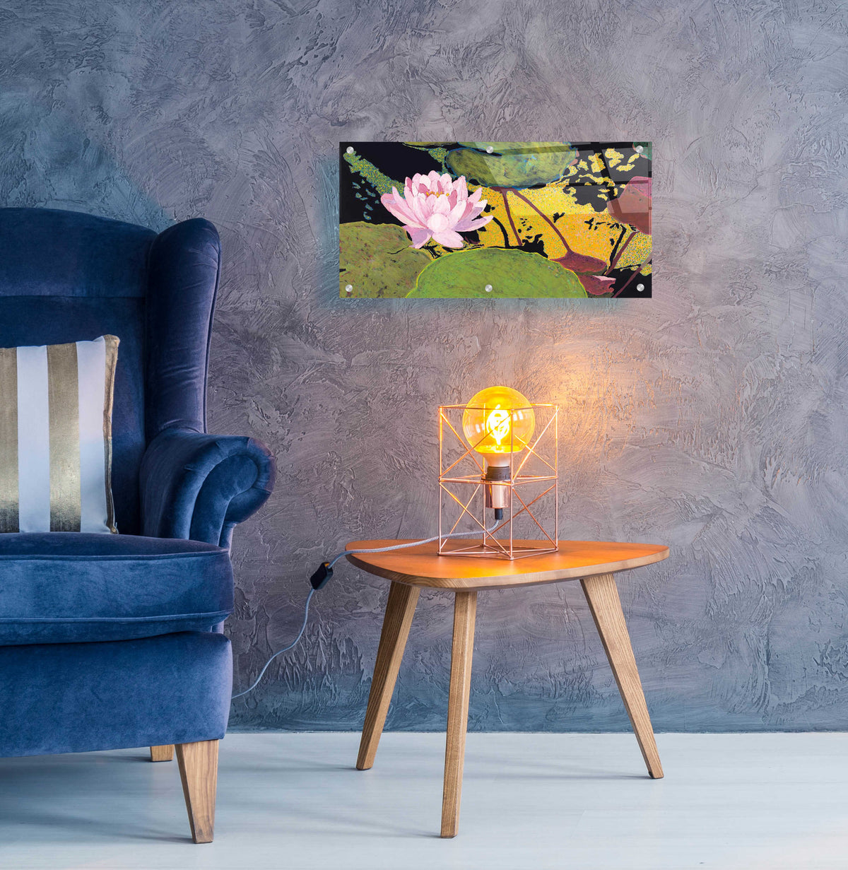 Georgia Summer by Allan Friedlander - 24x12 acrylic wall art in a room