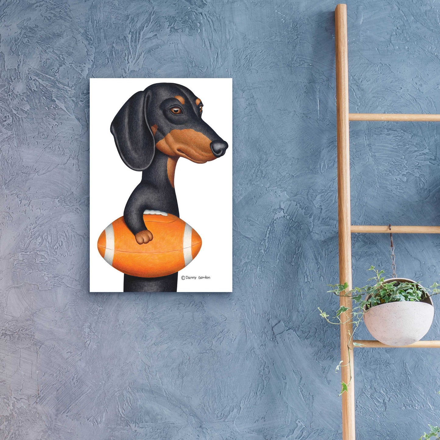 Epic Art 'Cowboy DOXIE' by Danny Gordon Art, Acrylic Glass Wall Art,16x24