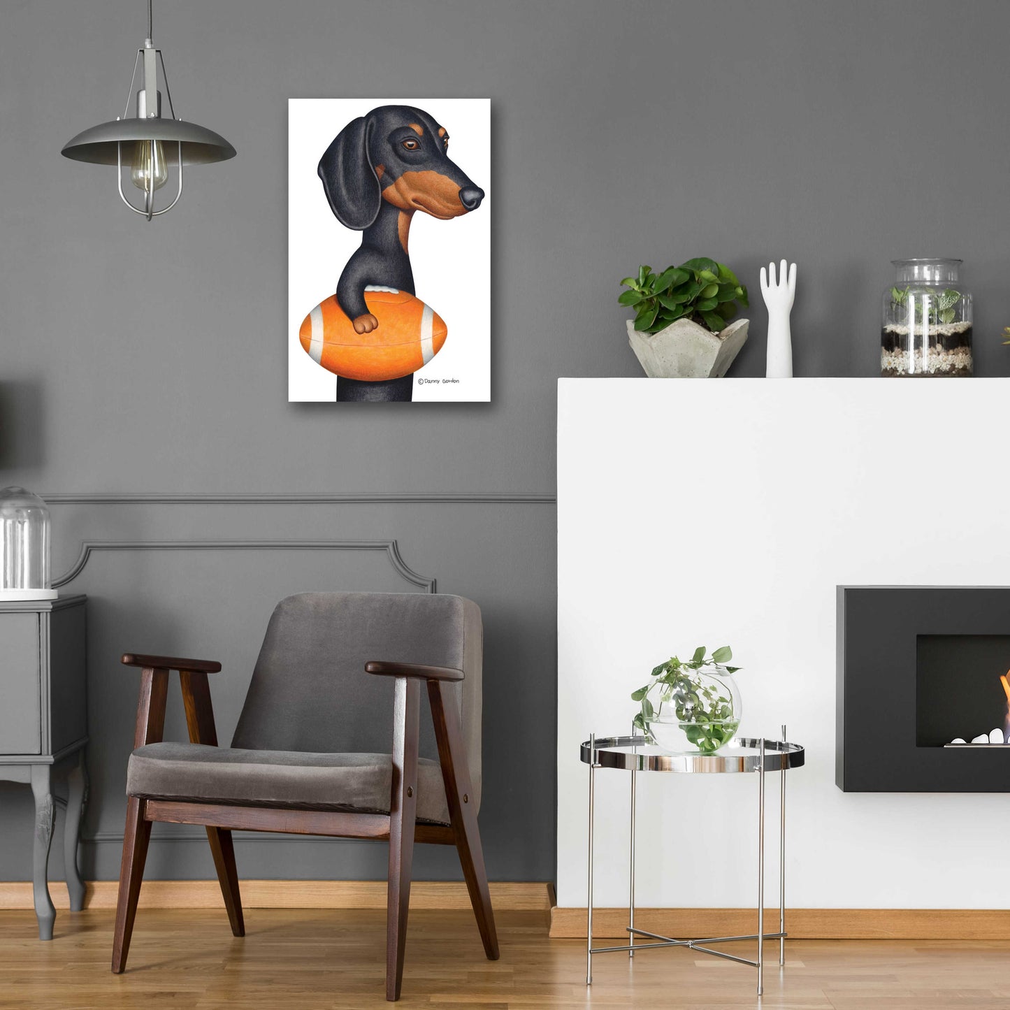 Epic Art 'Cowboy DOXIE' by Danny Gordon Art, Acrylic Glass Wall Art,16x24