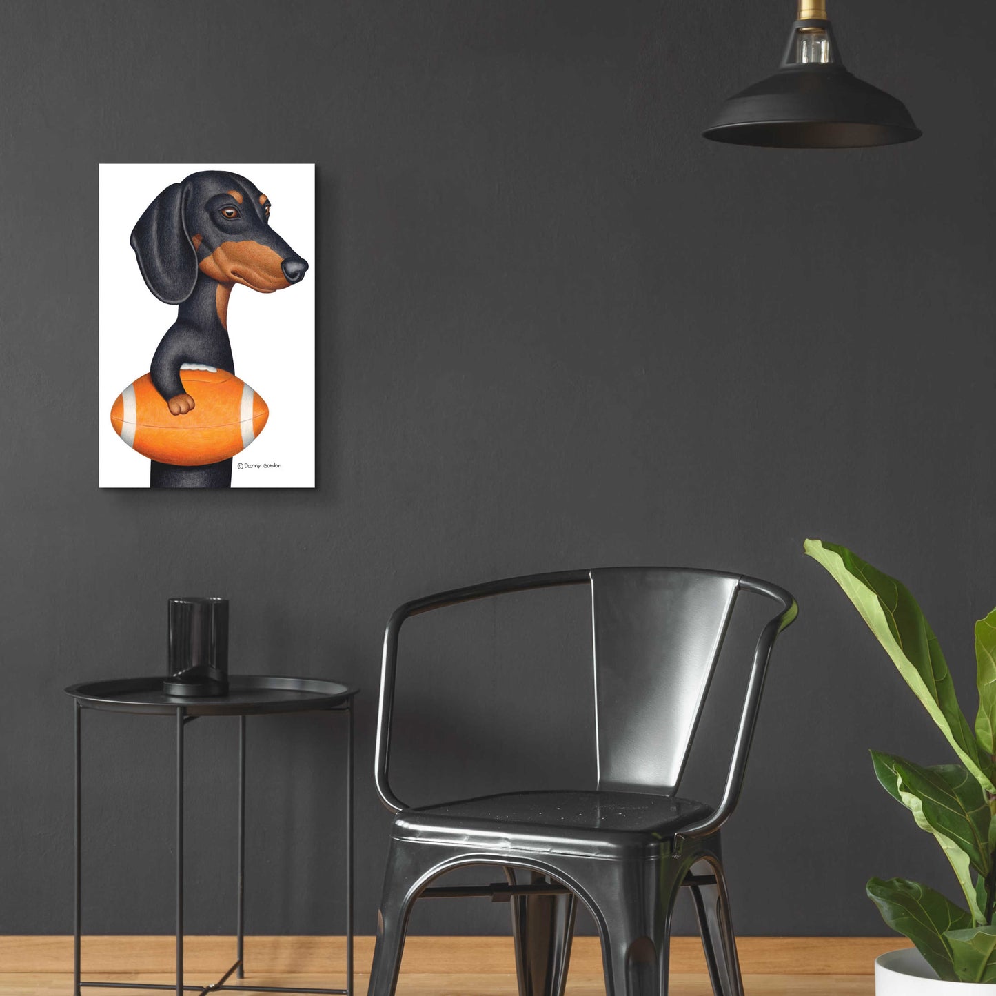 Epic Art 'Cowboy DOXIE' by Danny Gordon Art, Acrylic Glass Wall Art,16x24