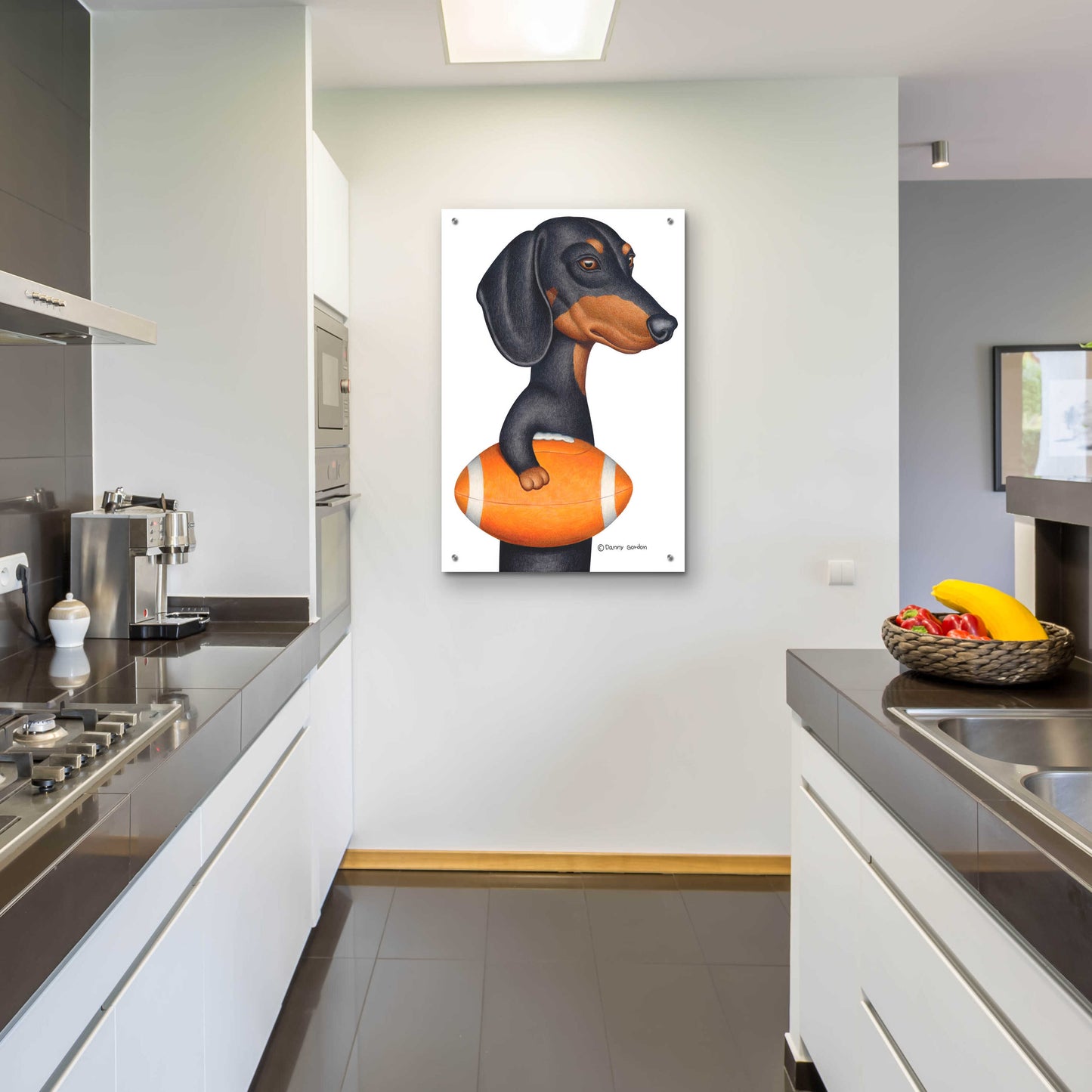 Epic Art 'Cowboy DOXIE' by Danny Gordon Art, Acrylic Glass Wall Art,24x36