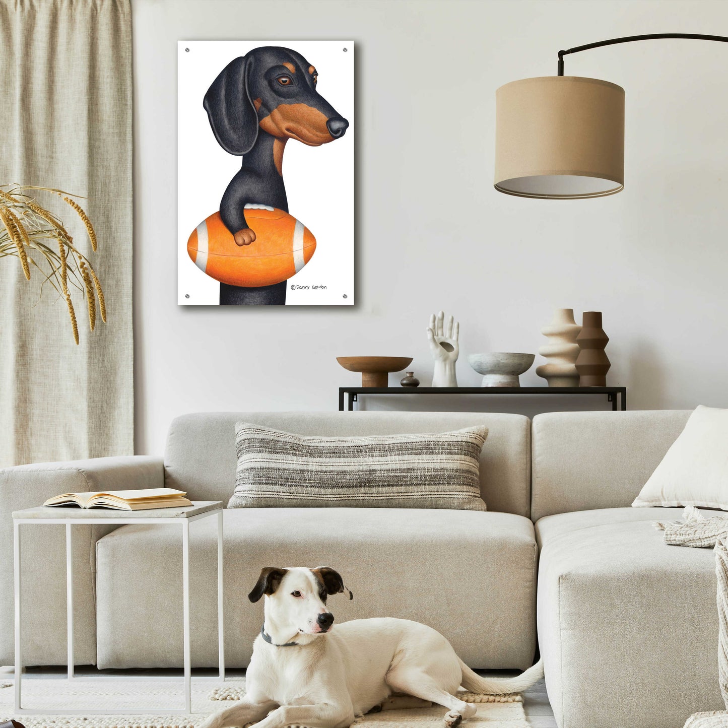 Epic Art 'Cowboy DOXIE' by Danny Gordon Art, Acrylic Glass Wall Art,24x36