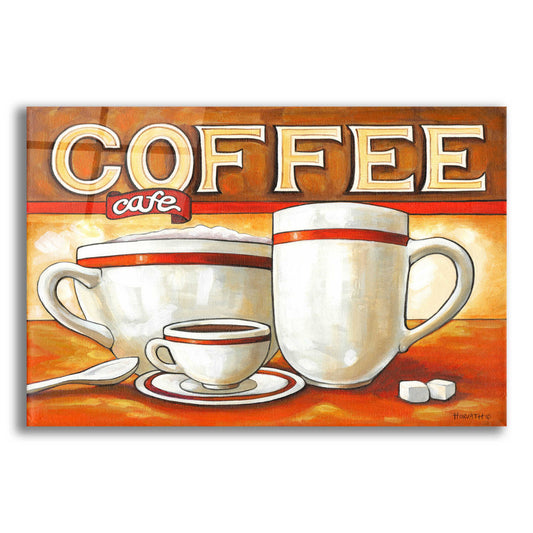 Epic Art 'Coffee Cafe' by Cathy Horvath-Buchanan, Acrylic Glass Wall Art