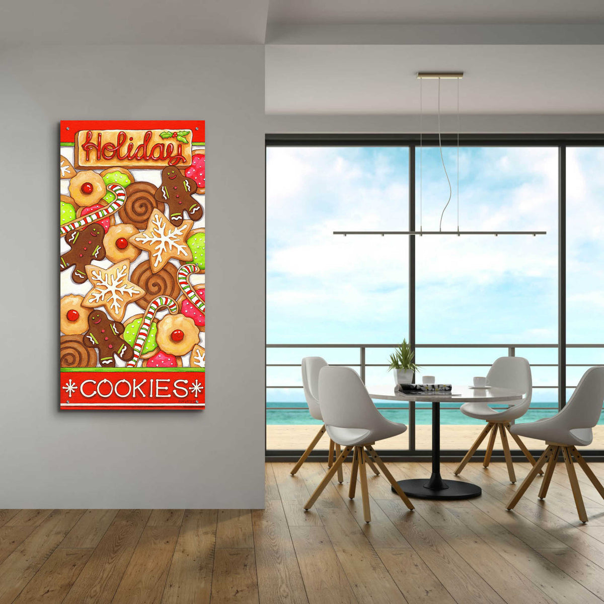Epic Art 'Holiday Cookies' by Cathy Horvath-Buchanan, Acrylic Glass Wall Art,24x48