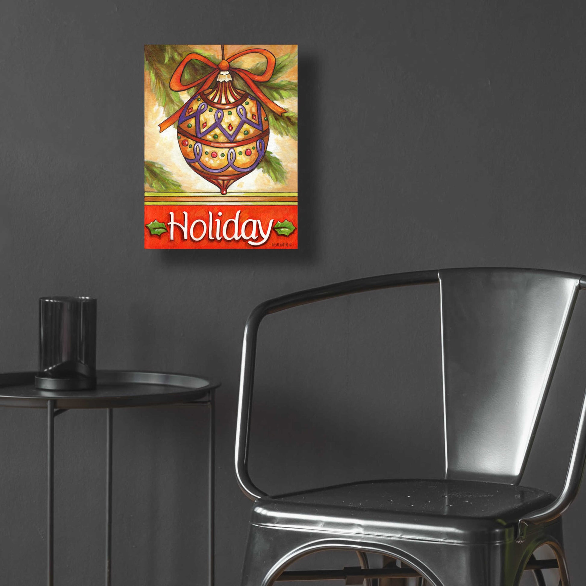 Epic Art 'Holiday Ornament' by Cathy Horvath-Buchanan, Acrylic Glass Wall Art,12x16