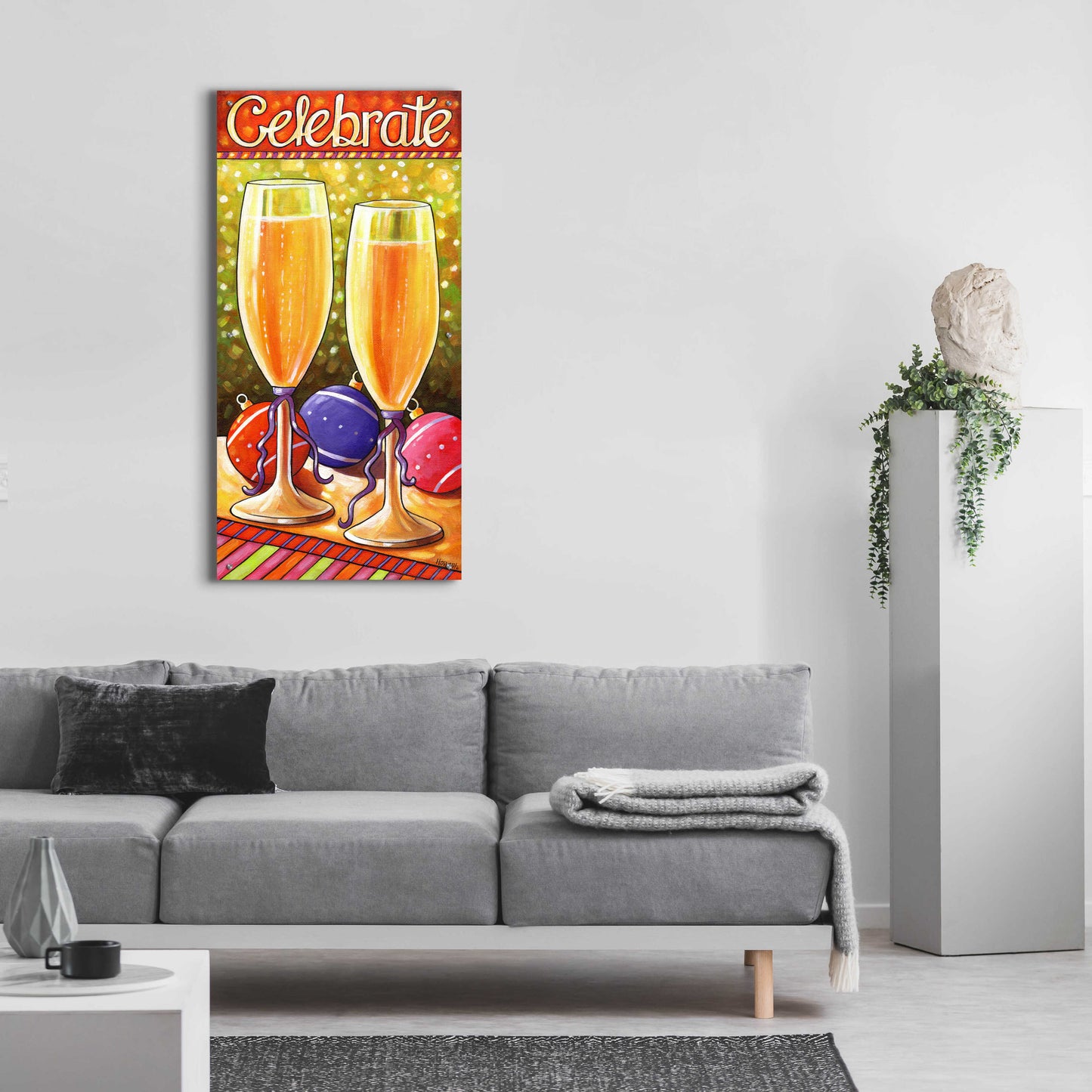 Epic Art 'Celebrate' by Cathy Horvath-Buchanan, Acrylic Glass Wall Art,24x48