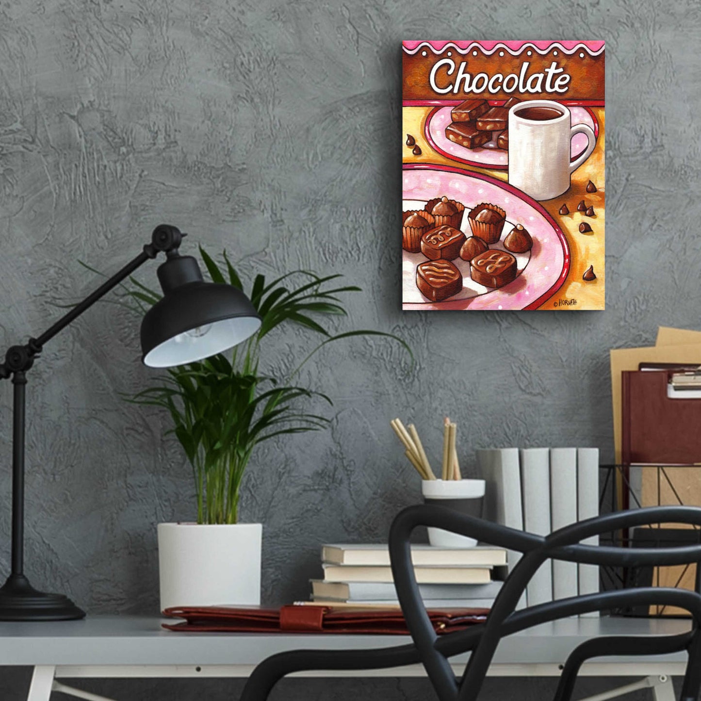 Epic Art 'Chocolate' by Cathy Horvath-Buchanan, Acrylic Glass Wall Art,12x16