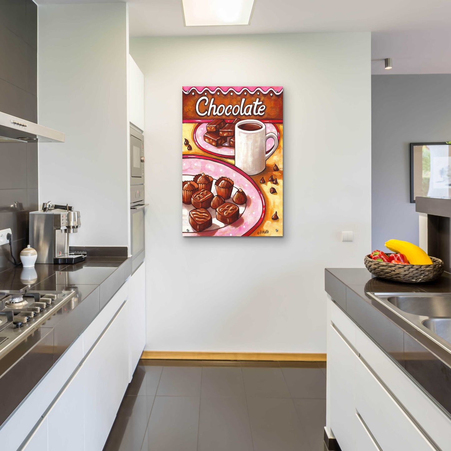 Epic Art 'Chocolate' by Cathy Horvath-Buchanan, Acrylic Glass Wall Art,24x36