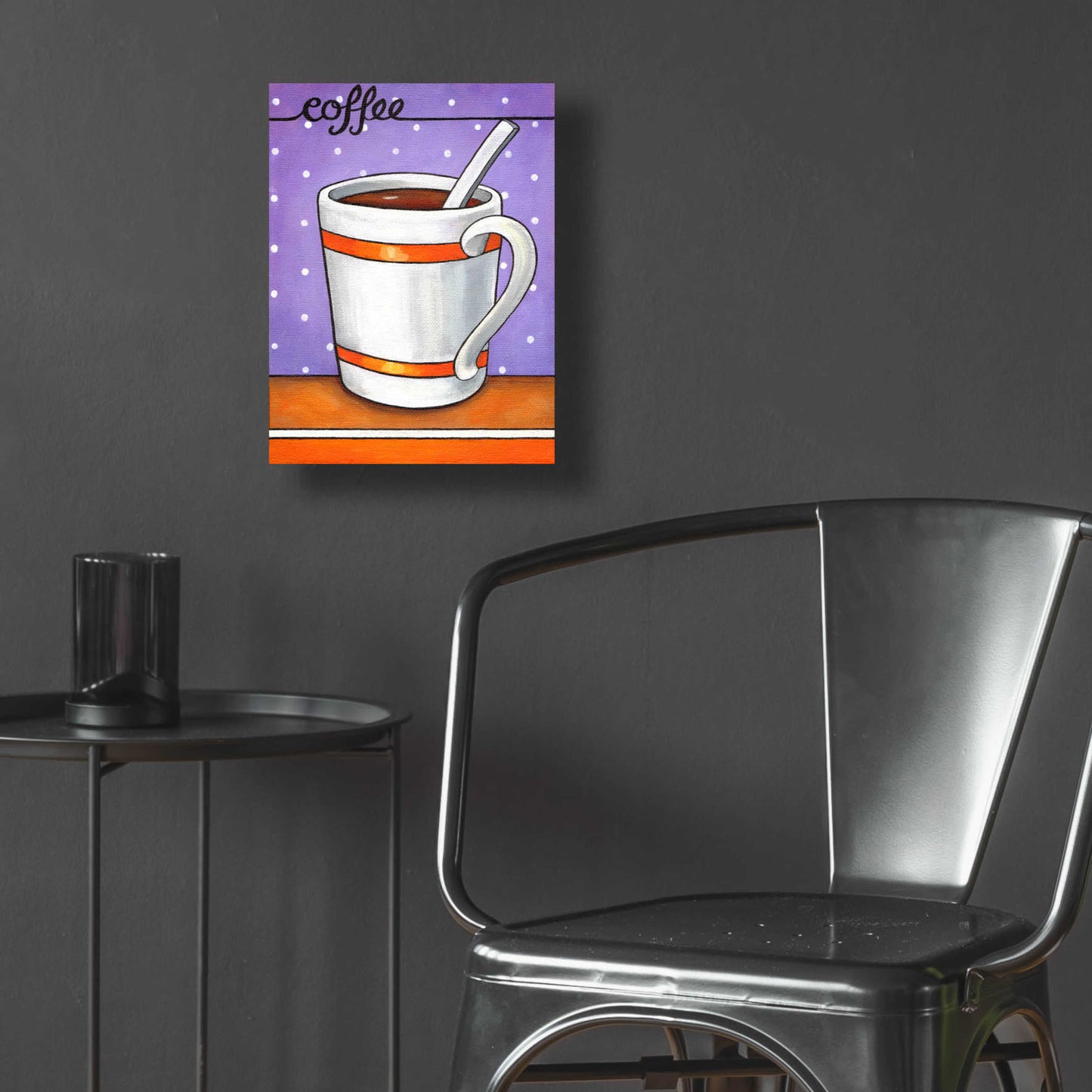 Epic Art 'Good Morning Cafe Coffee' by Cathy Horvath-Buchanan, Acrylic Glass Wall Art,12x16