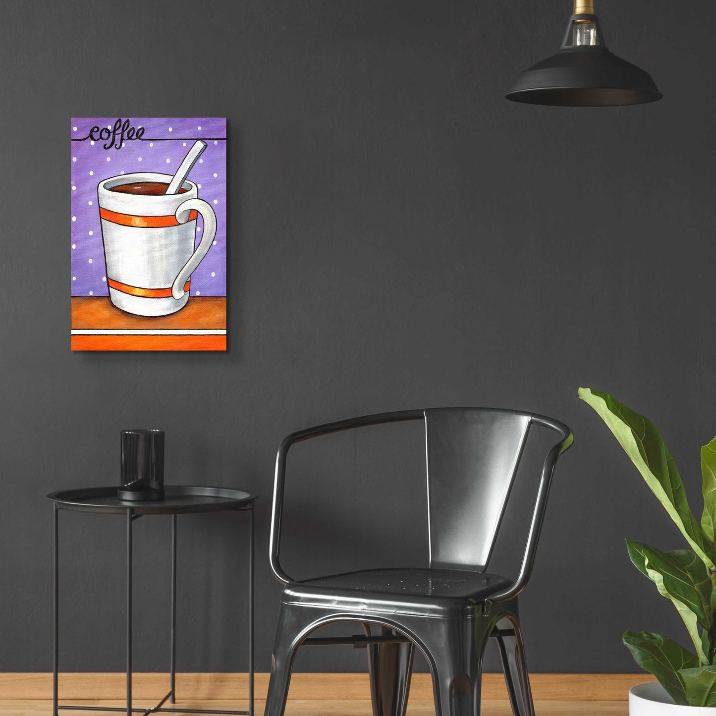 Epic Art 'Good Morning Cafe Coffee' by Cathy Horvath-Buchanan, Acrylic Glass Wall Art,16x24