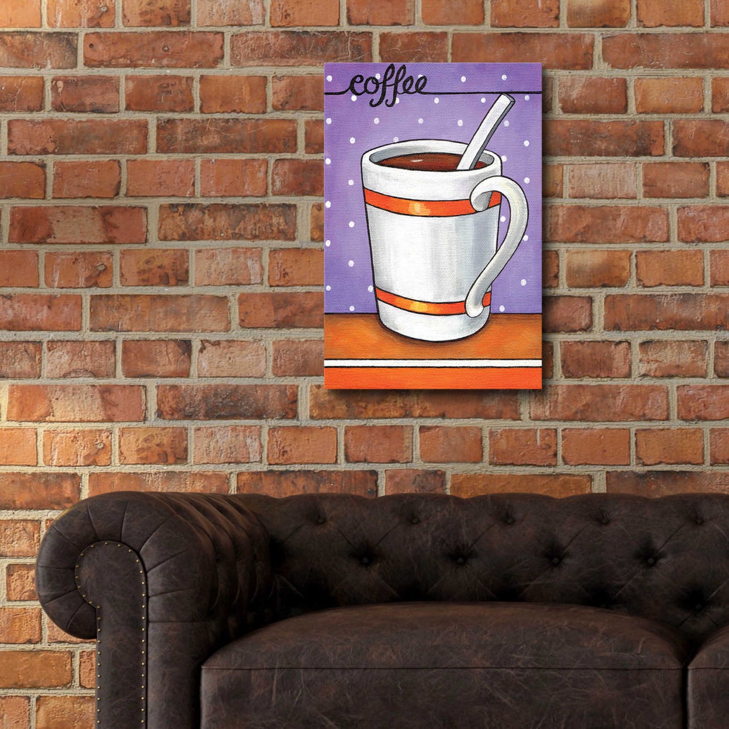 Epic Art 'Good Morning Cafe Coffee' by Cathy Horvath-Buchanan, Acrylic Glass Wall Art,16x24