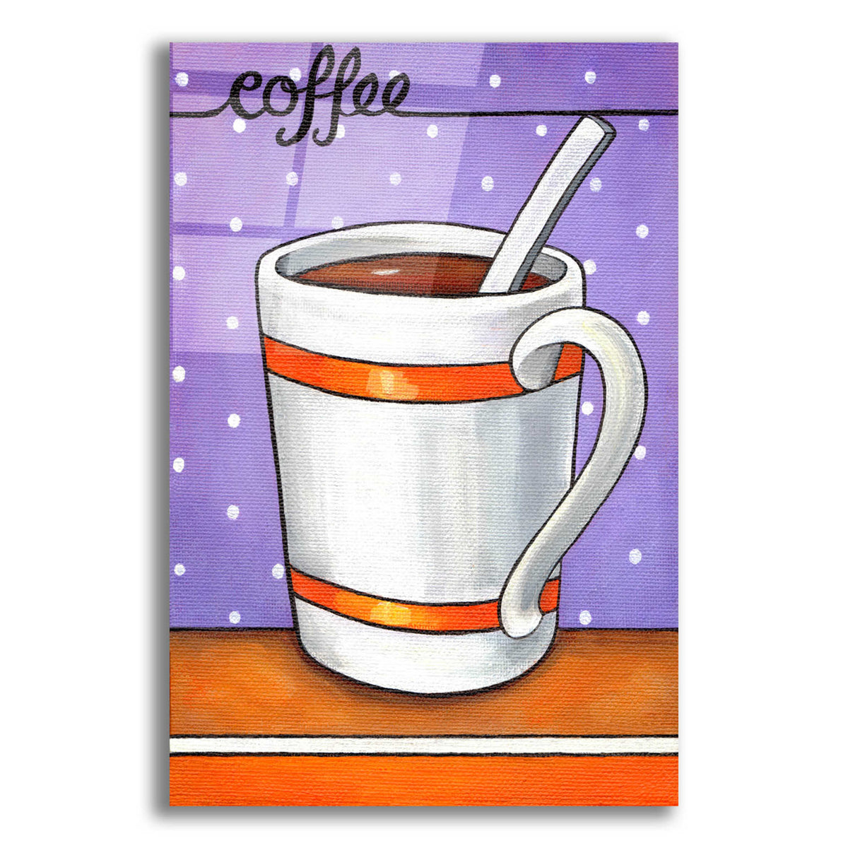 Epic Art 'Good Morning Cafe Coffee' by Cathy Horvath-Buchanan, Acrylic Glass Wall Art