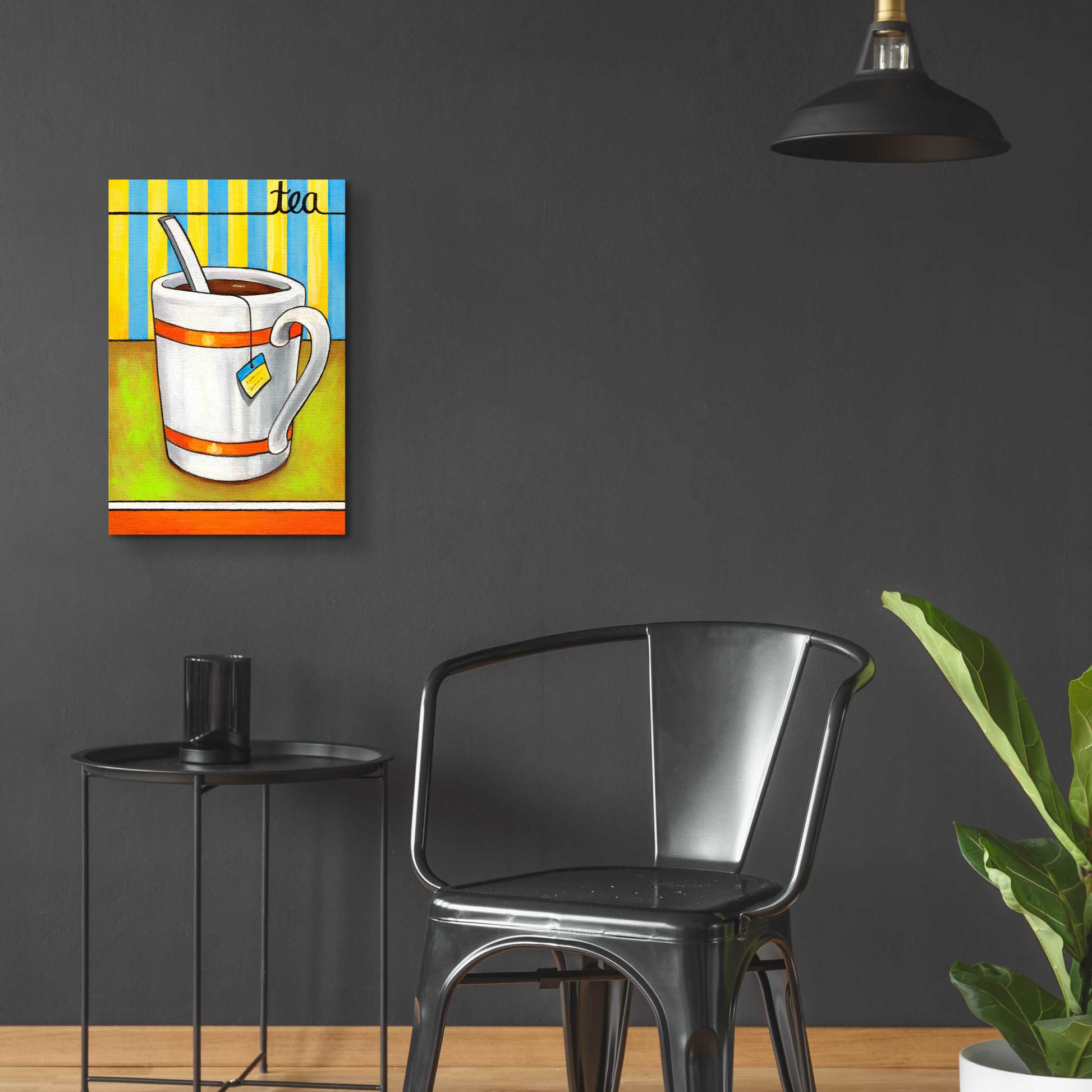 Epic Art 'Good Morning Cafe Tea' by Cathy Horvath-Buchanan, Acrylic Glass Wall Art,16x24