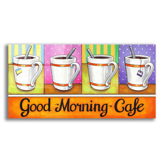 Epic Art 'Good Morning Cafe' by Cathy Horvath-Buchanan, Acrylic Glass Wall Art