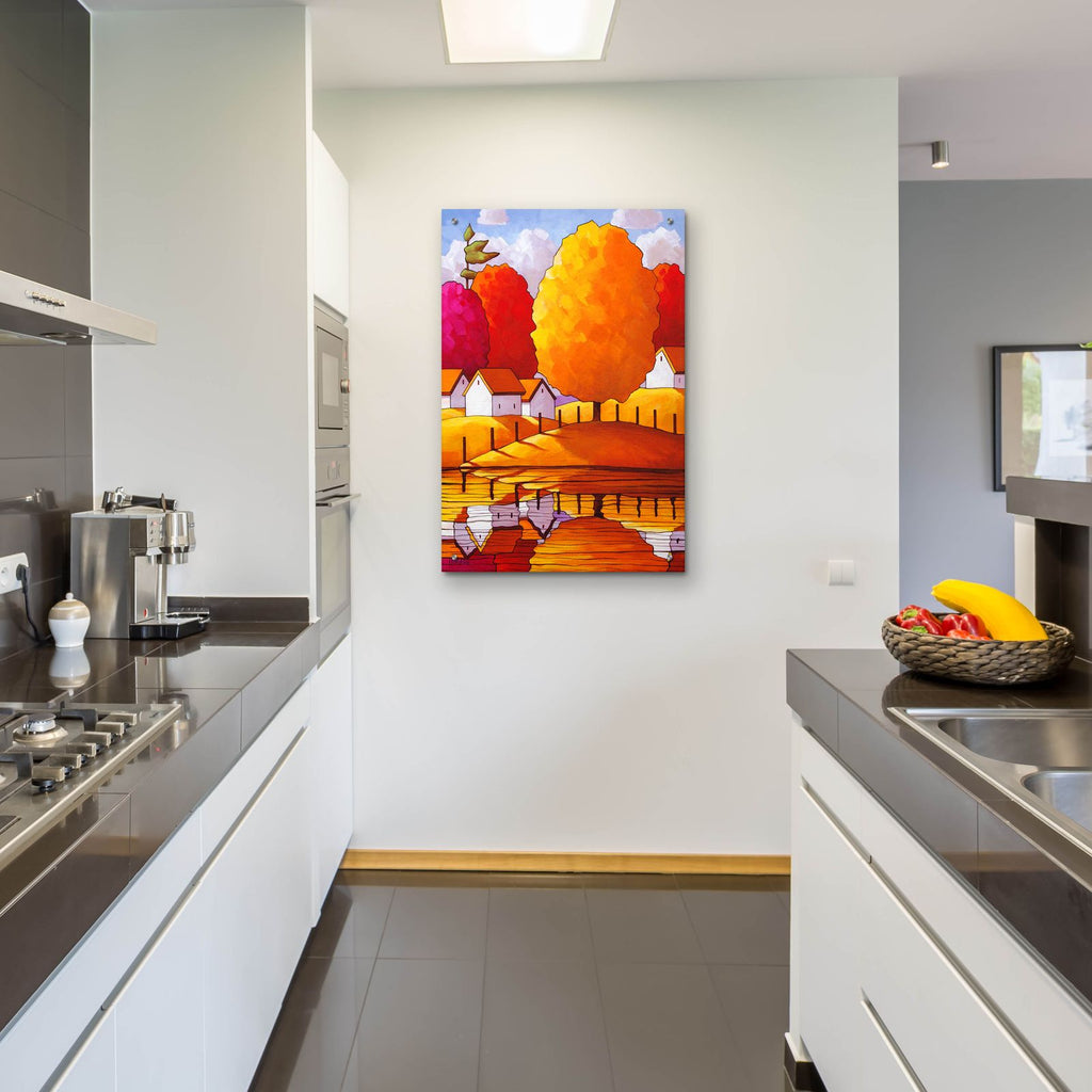 Golden Country Fall by Cathy Horvath - 24x36 acrylic wall art in a room