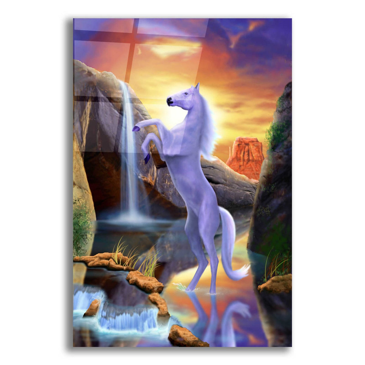 Desert Horse by Chris Dobrowolski acrylic glass wall art