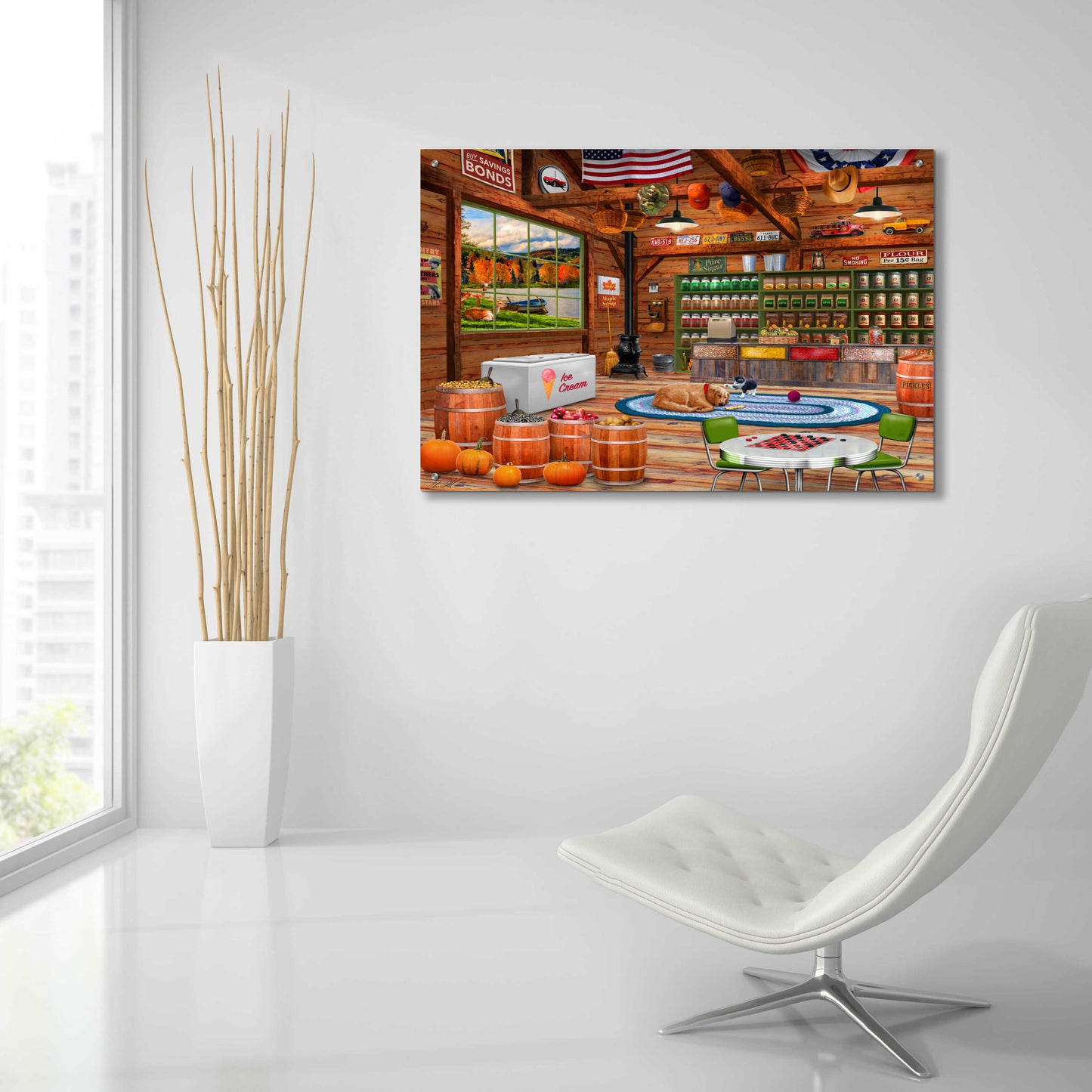 Epic Art 'General Store' by Chris Dobrowolski, Acrylic Glass Wall Art,36x24