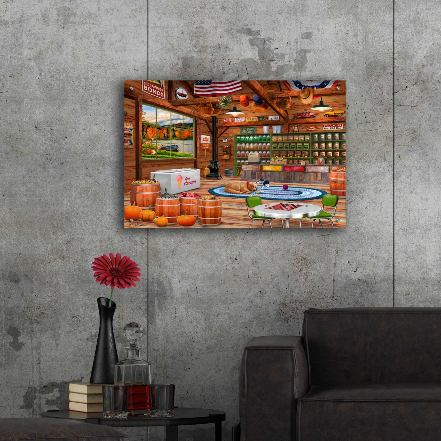 Epic Art 'General Store' by Chris Dobrowolski, Acrylic Glass Wall Art,36x24