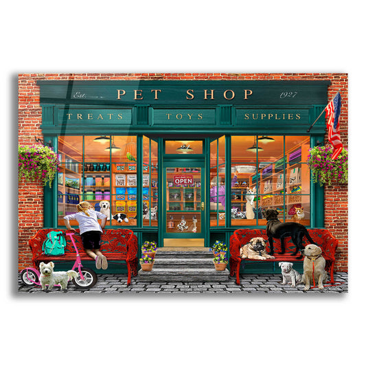 Epic Art 'Pet Shop' by Chris Dobrowolski, Acrylic Glass Wall Art