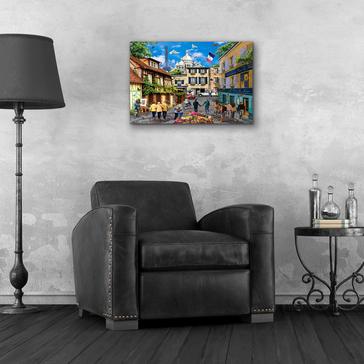 Epic Art 'Paris' by Chris Dobrowolski, Acrylic Glass Wall Art,24x16