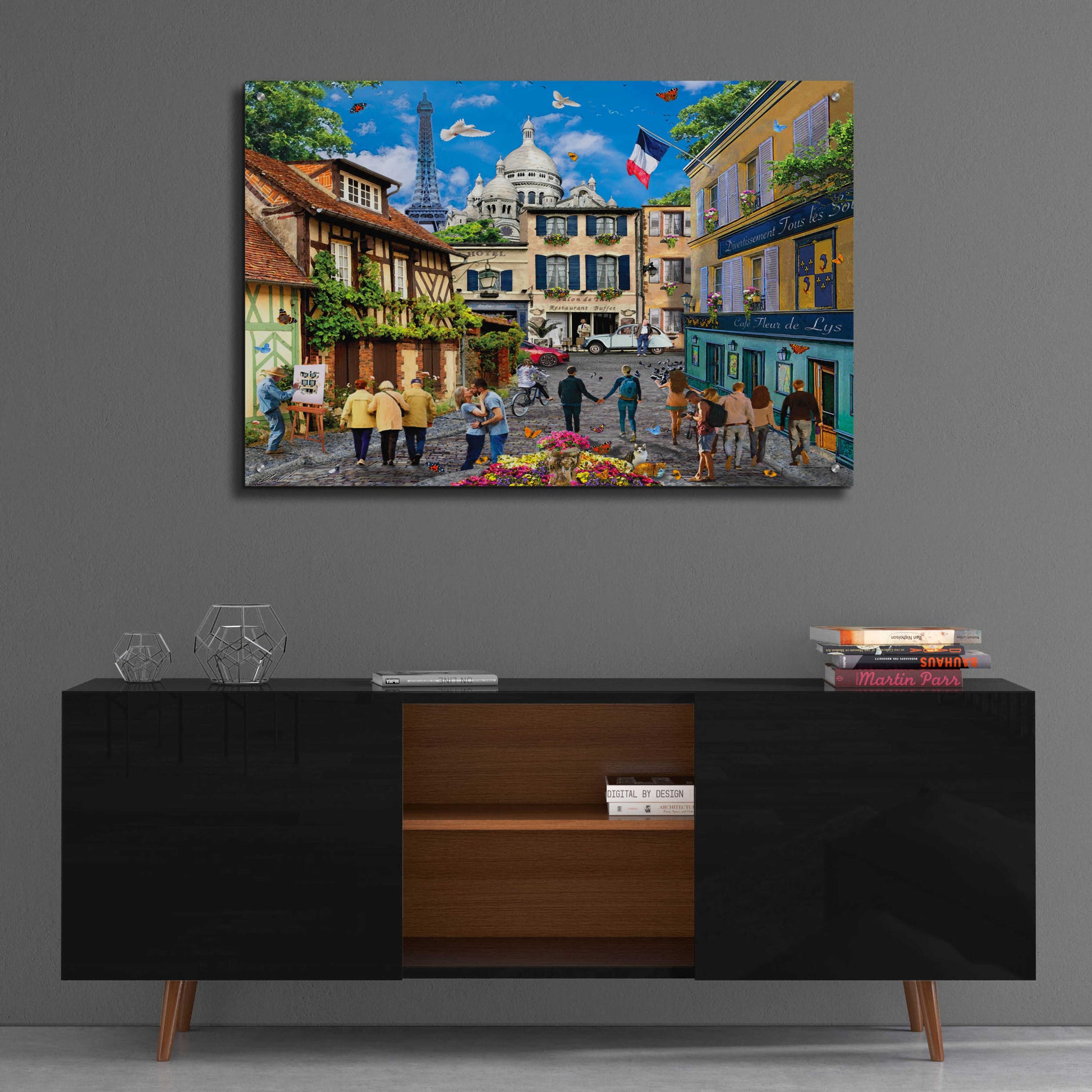 Epic Art 'Paris' by Chris Dobrowolski, Acrylic Glass Wall Art,36x24