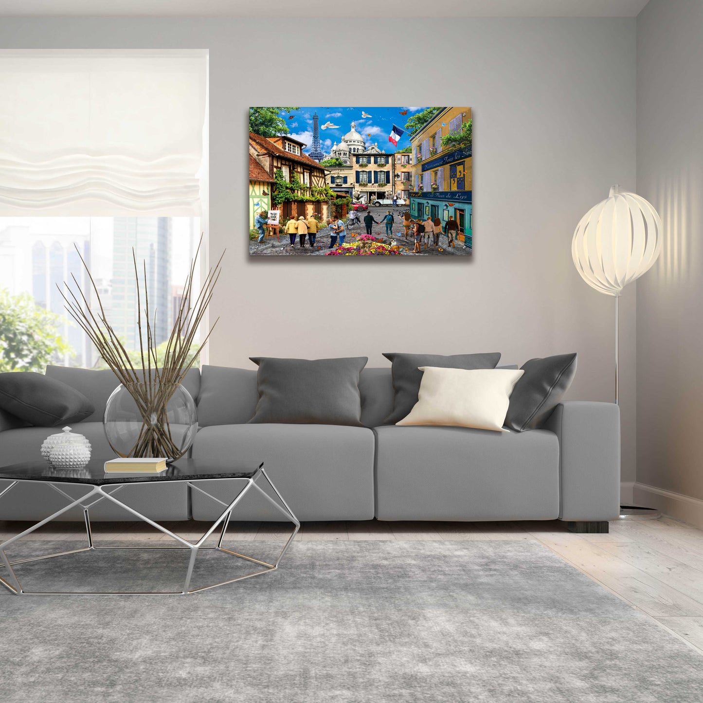 Epic Art 'Paris' by Chris Dobrowolski, Acrylic Glass Wall Art,36x24