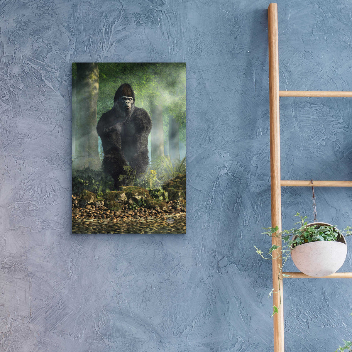 Epic Art 'Gorilla' by Daniel Eskridge, Acrylic Glass Wall Art,16x24