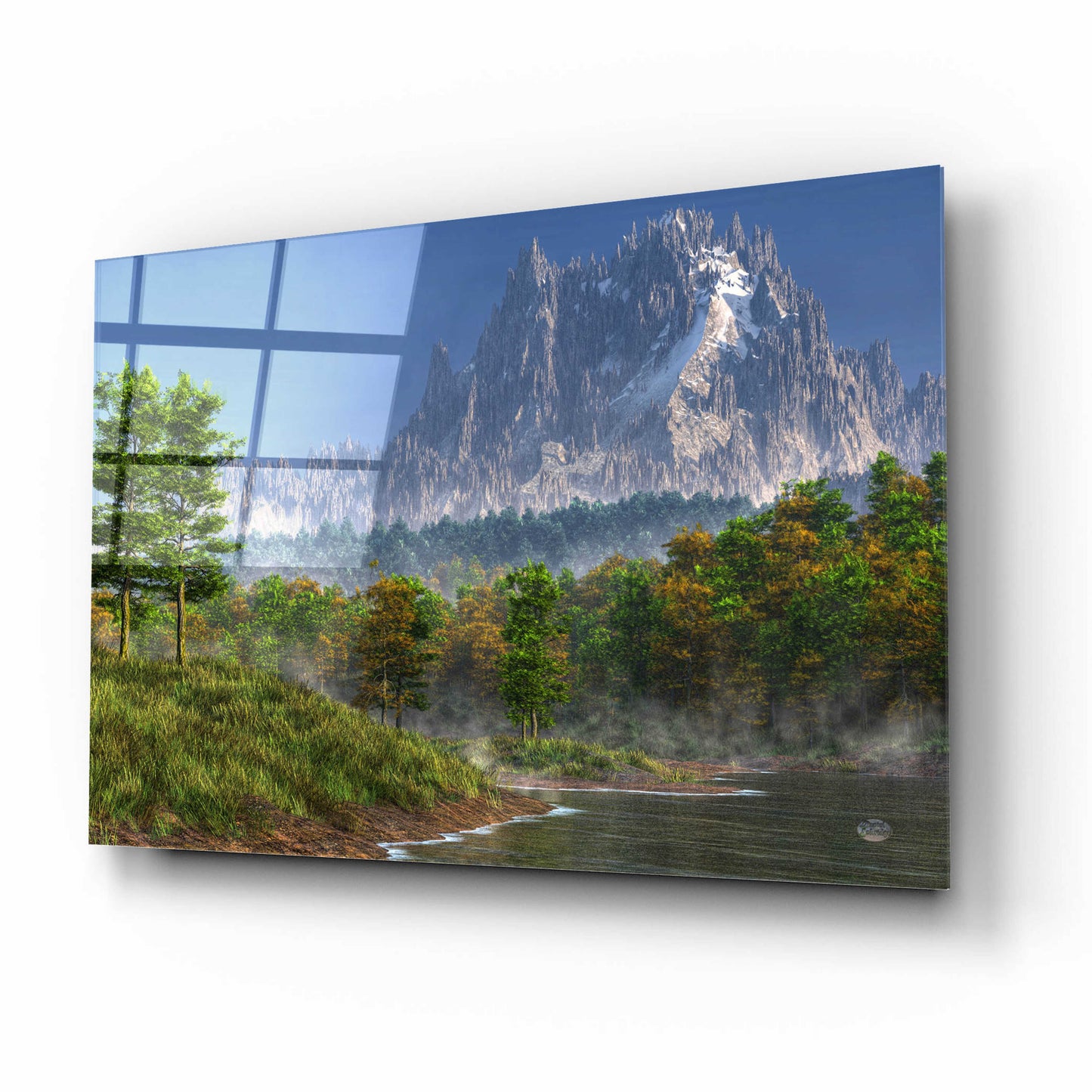 Epic Art 'Happy River Valley' by Daniel Eskridge, Acrylic Glass Wall Art,16x12