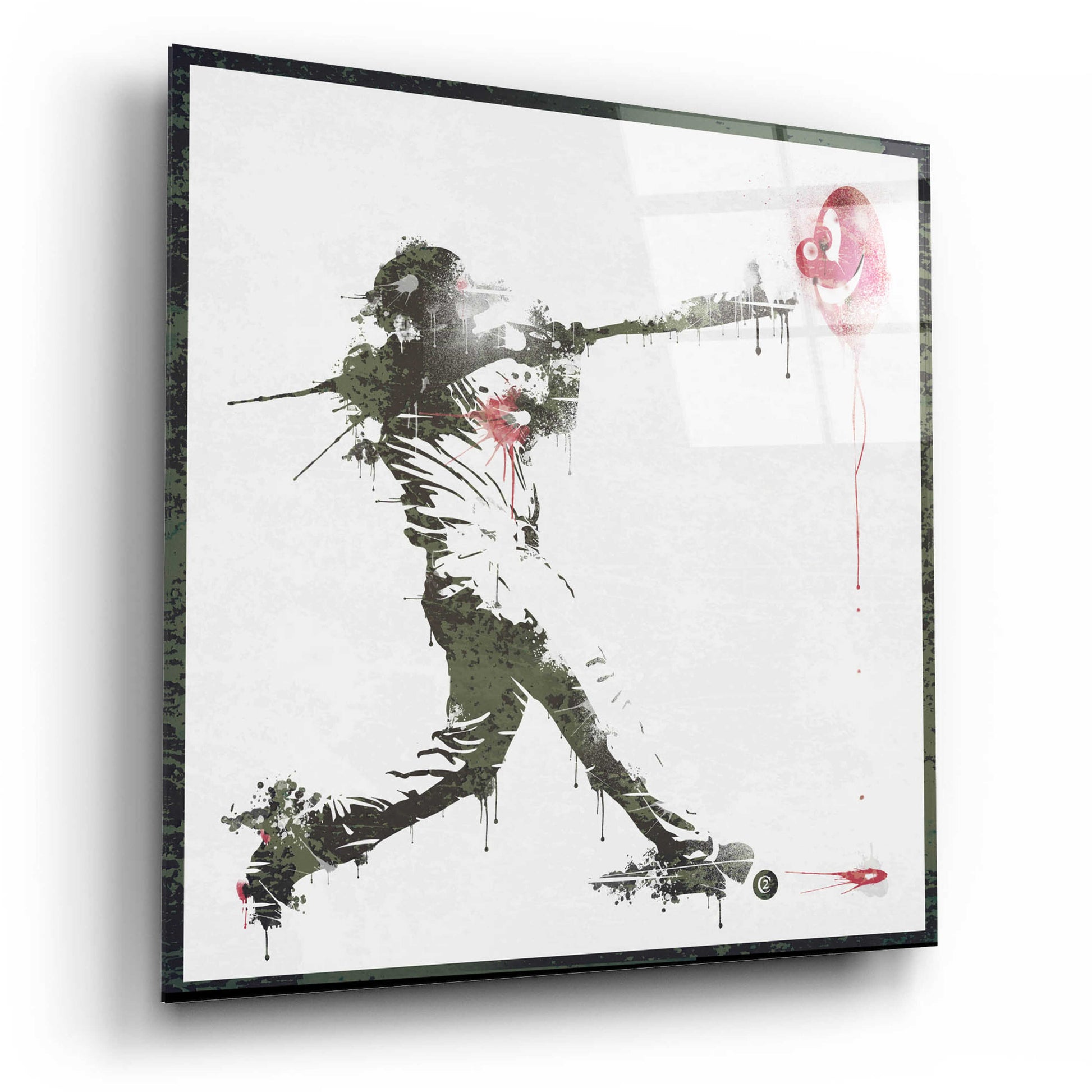 Epic Art 'War' by Danksy, Acrylic Glass Wall Art,12x12