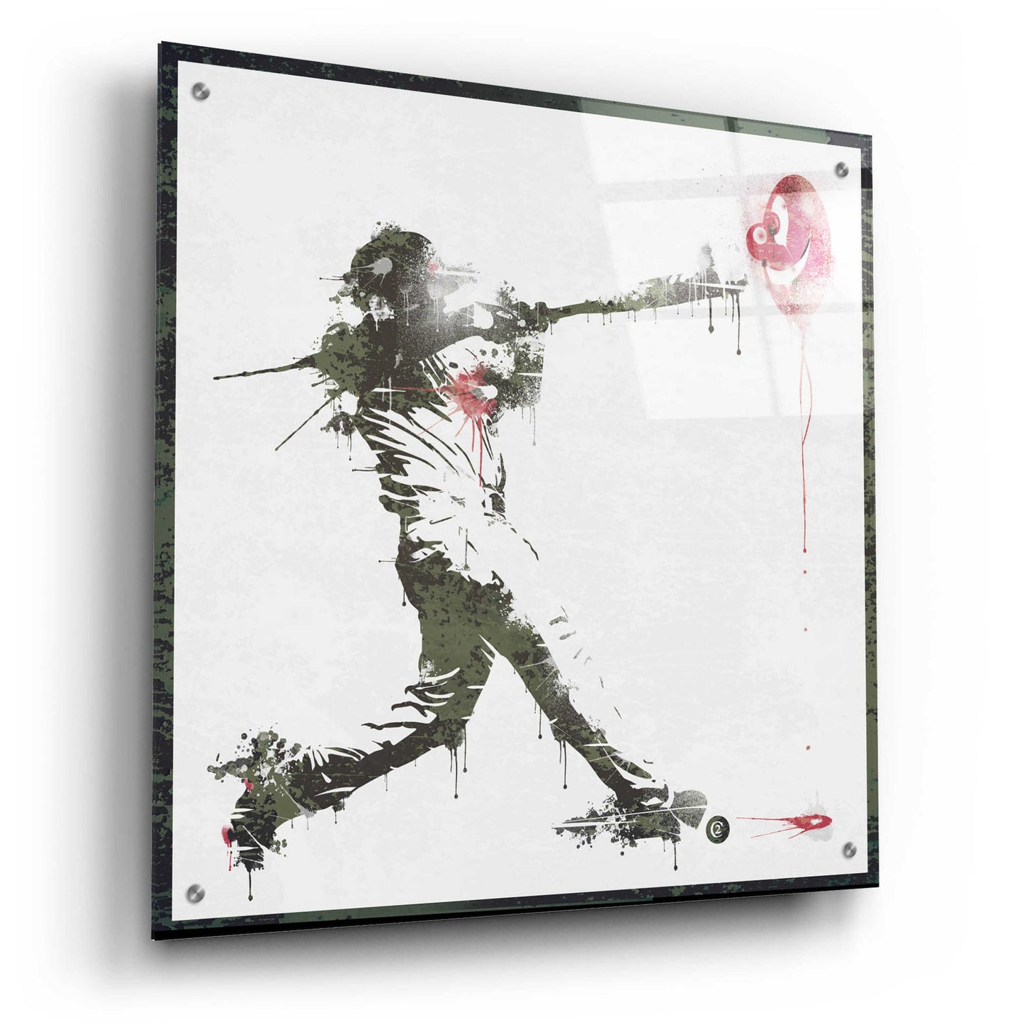 Epic Art 'War' by Danksy, Acrylic Glass Wall Art,24x24