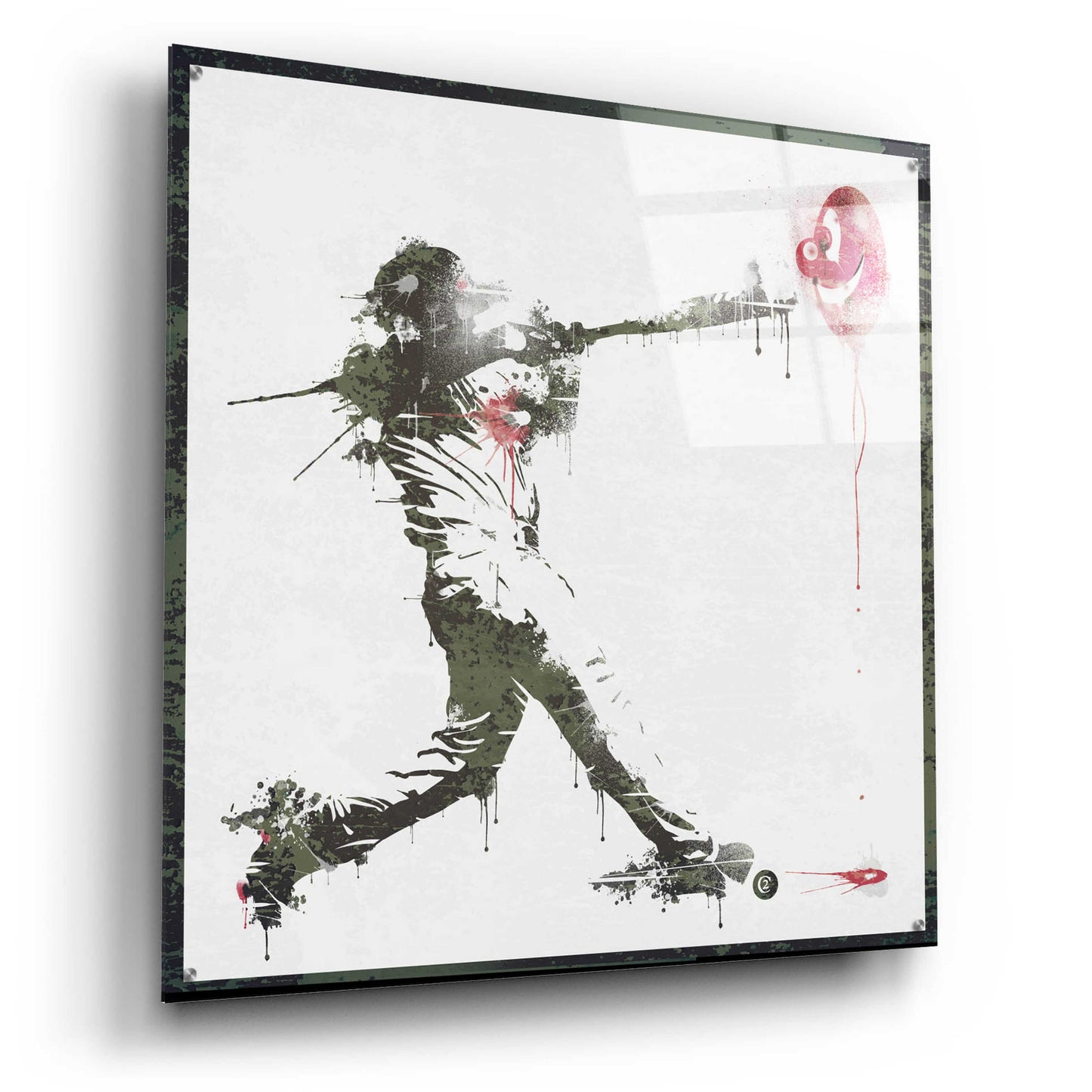 Epic Art 'War' by Danksy, Acrylic Glass Wall Art,36x36