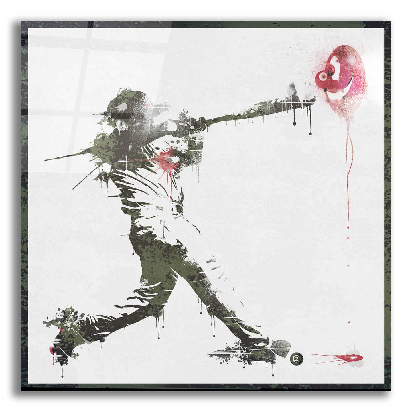 Epic Art 'War' by Danksy, Acrylic Glass Wall Art