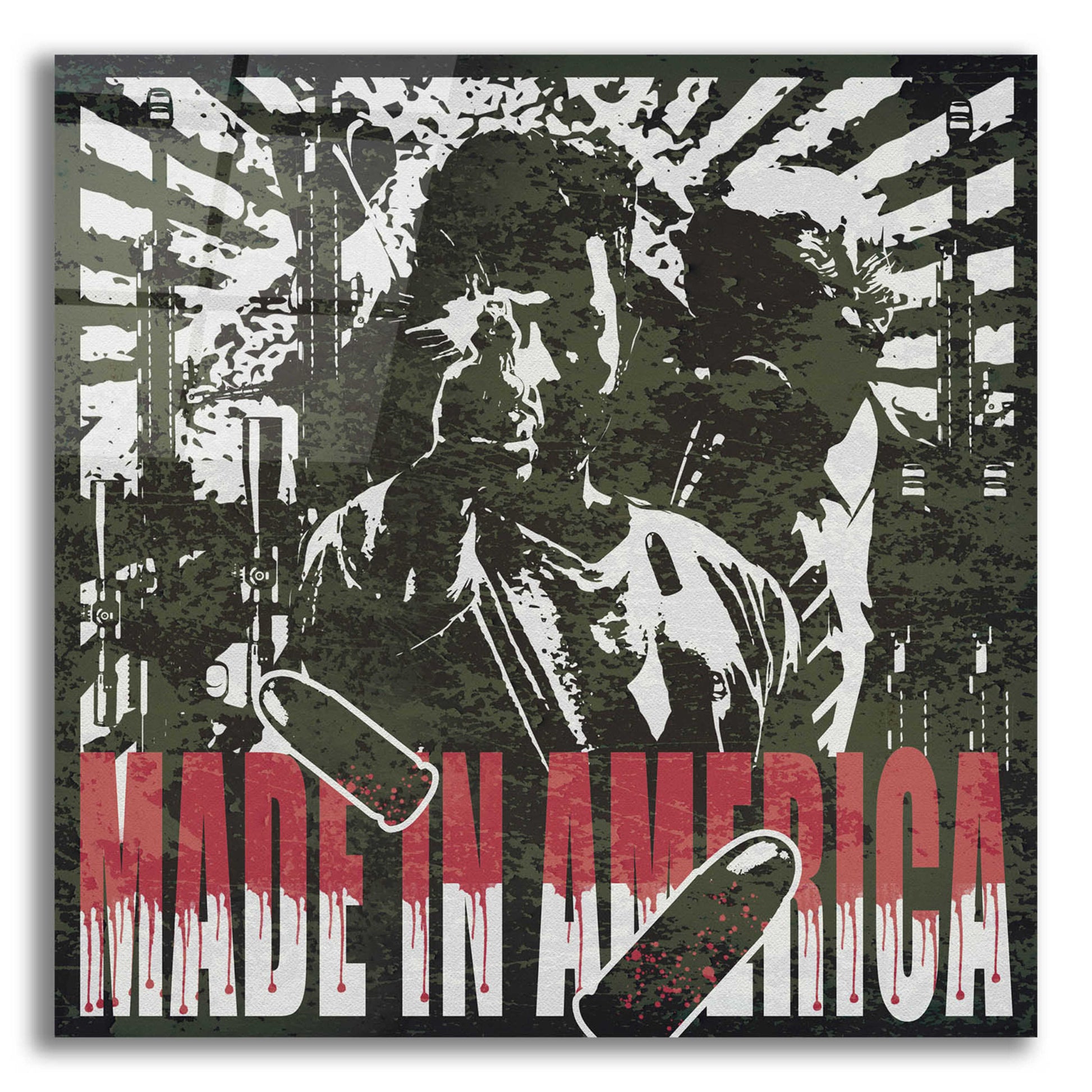 Epic Art 'Made In Merica' by Danksy, Acrylic Glass Wall Art