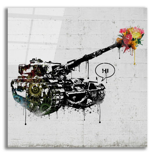 Epic Art 'Panzer Party' by Danksy, Acrylic Glass Wall Art