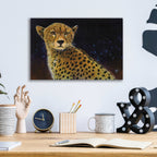 Epic Art 'Cheetah' by Durwood Coffey, Acrylic Glass Wall Art,16x12