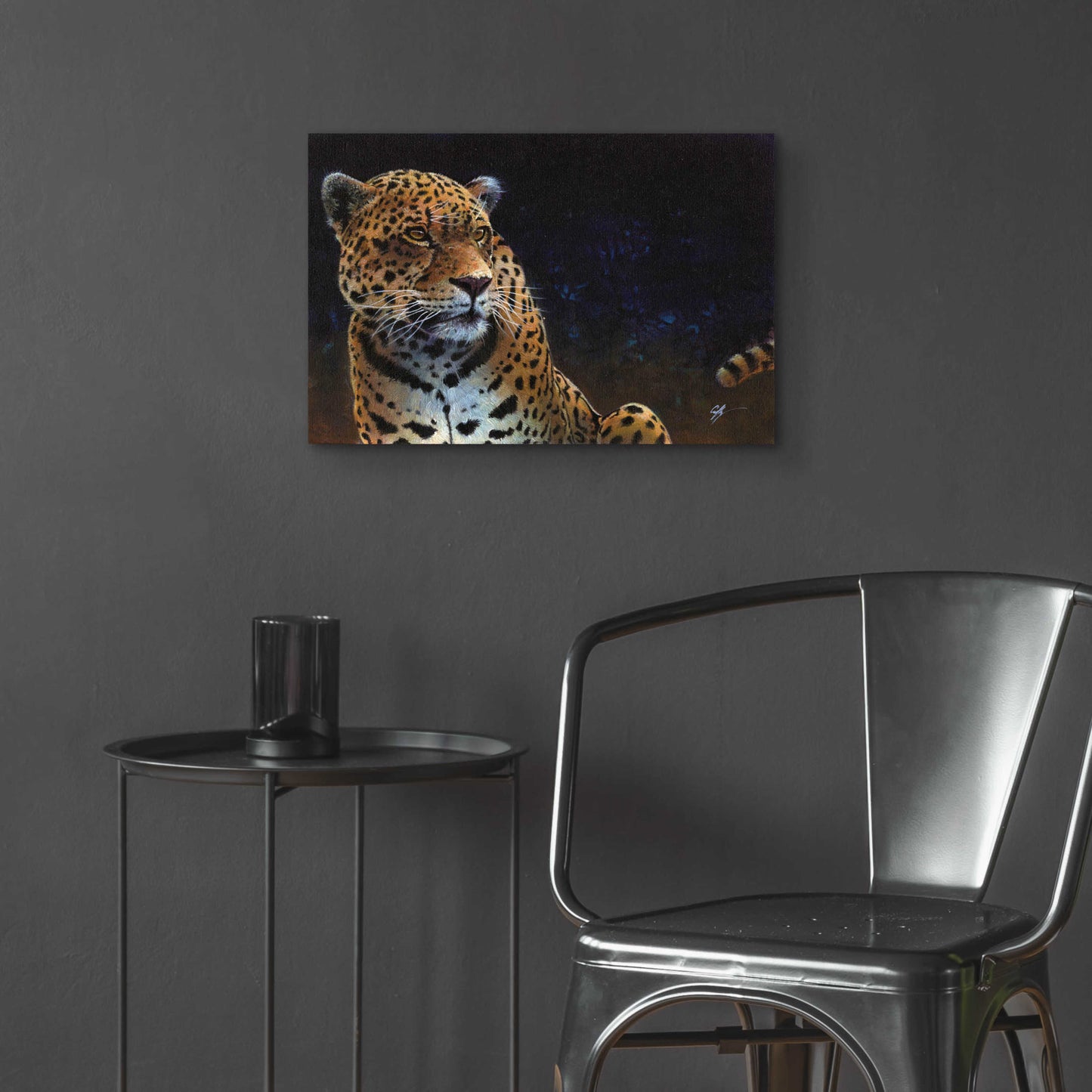 Epic Art 'Jaguar' by Durwood Coffey, Acrylic Glass Wall Art,24x16