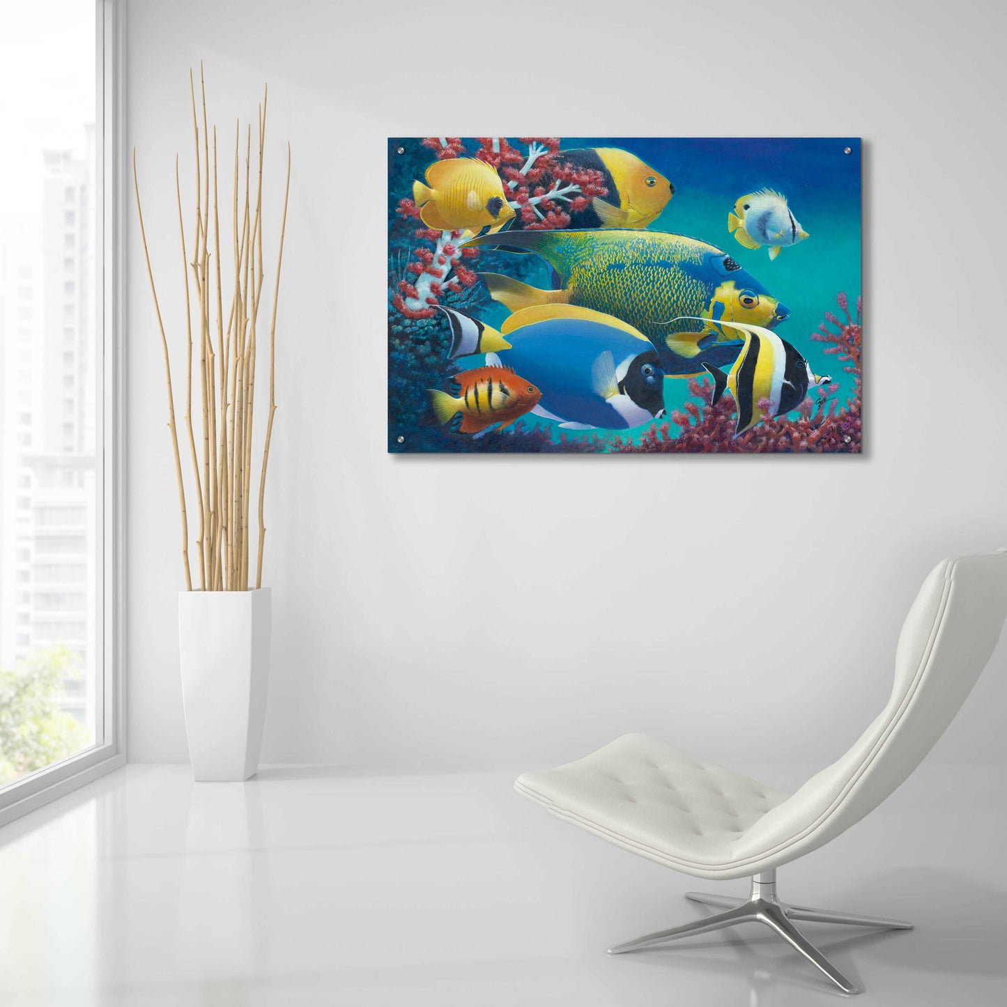 Epic Art 'Queen Angel' by Durwood Coffey, Acrylic Glass Wall Art,36x24