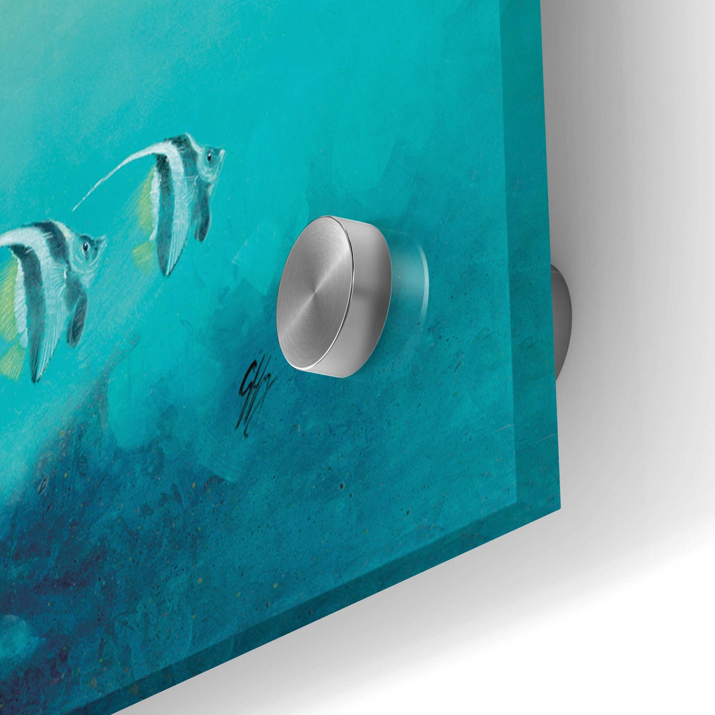 Epic Art 'Sirens ‘A Sea' by Durwood Coffey, Acrylic Glass Wall Art,48x24