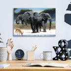 Epic Art 'The Approach' by Durwood Coffey, Acrylic Glass Wall Art,16x12