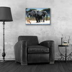 Epic Art 'The Approach' by Durwood Coffey, Acrylic Glass Wall Art,24x16