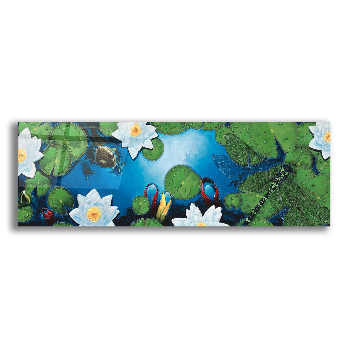 Epic Art 'The Pond' by Durwood Coffey, Acrylic Glass Wall Art