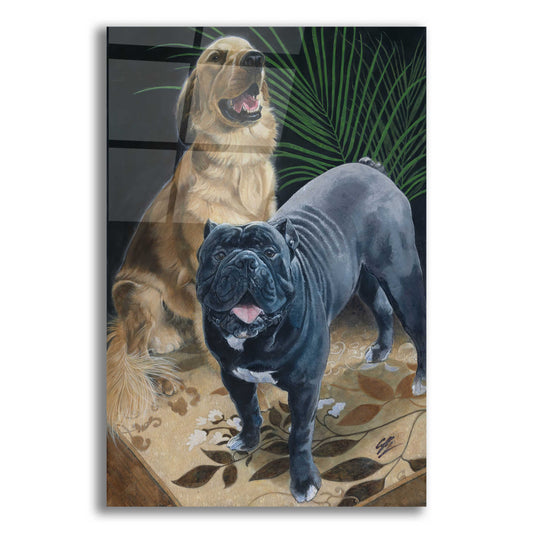 Epic Art 'Elliot and Gus' by Durwood Coffey, Acrylic Glass Wall Art