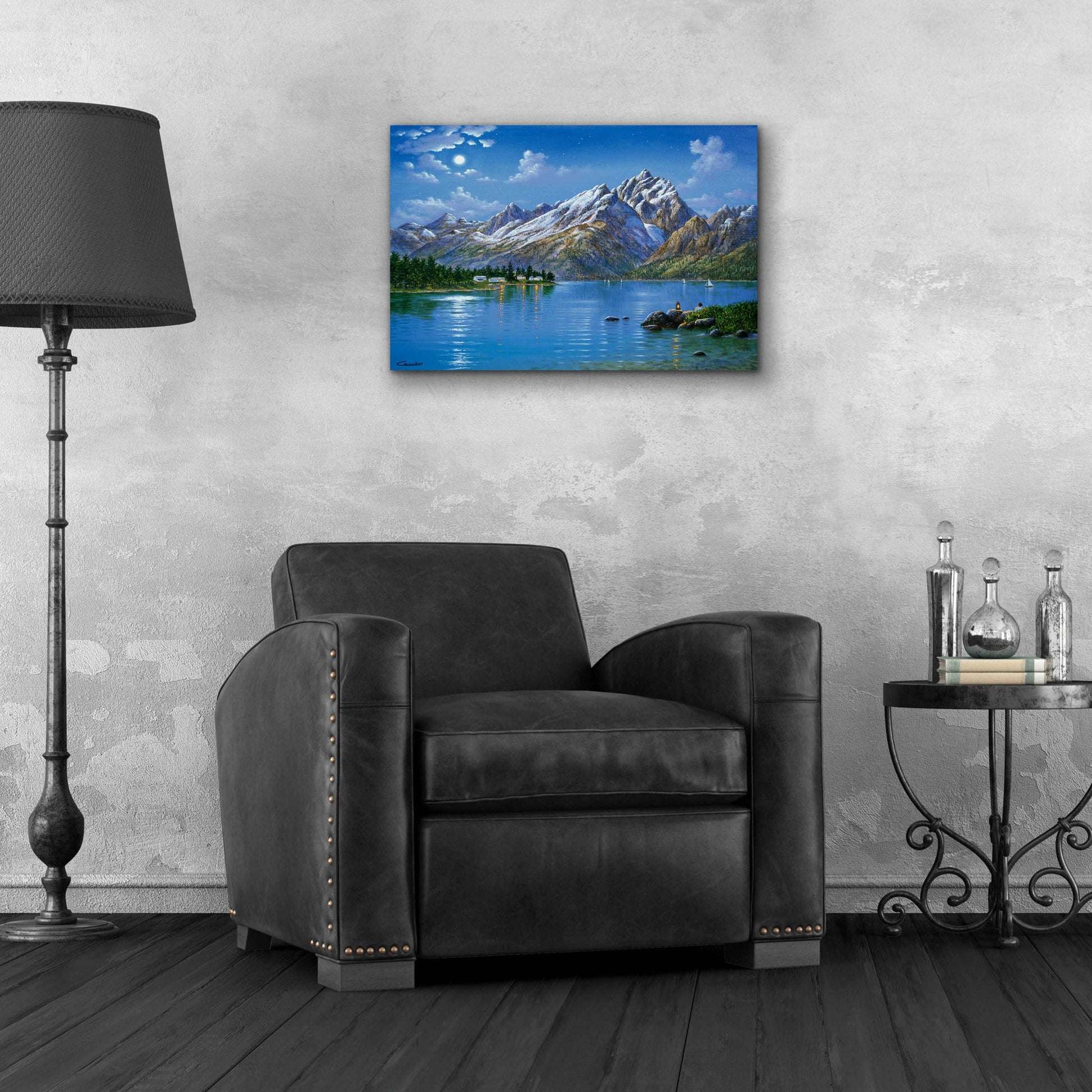 Epic Art 'Grand Tetons' by Eduardo Camoes, Acrylic Glass Wall Art,24x16