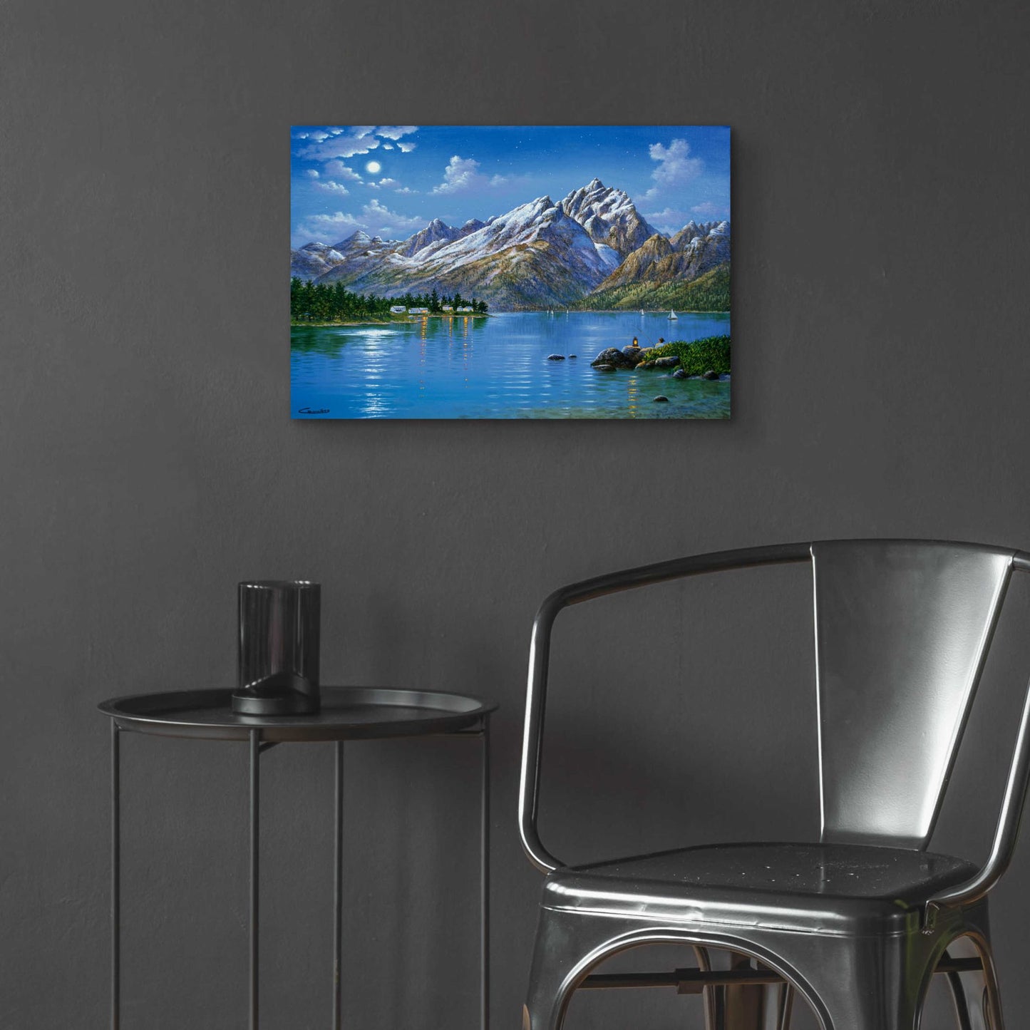 Epic Art 'Grand Tetons' by Eduardo Camoes, Acrylic Glass Wall Art,24x16