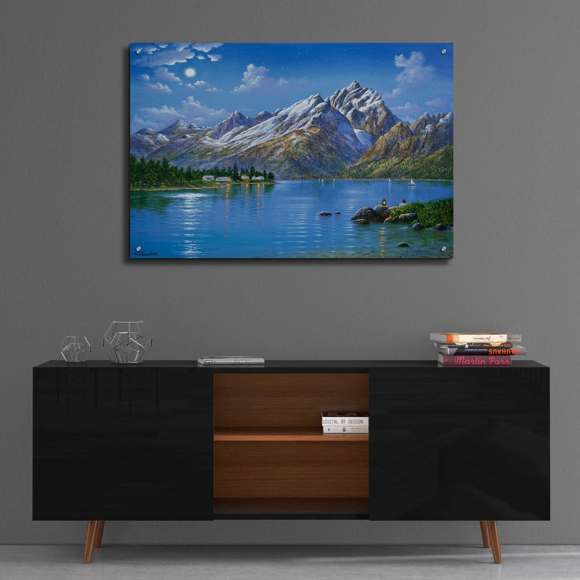 Epic Art 'Grand Tetons' by Eduardo Camoes, Acrylic Glass Wall Art,36x24