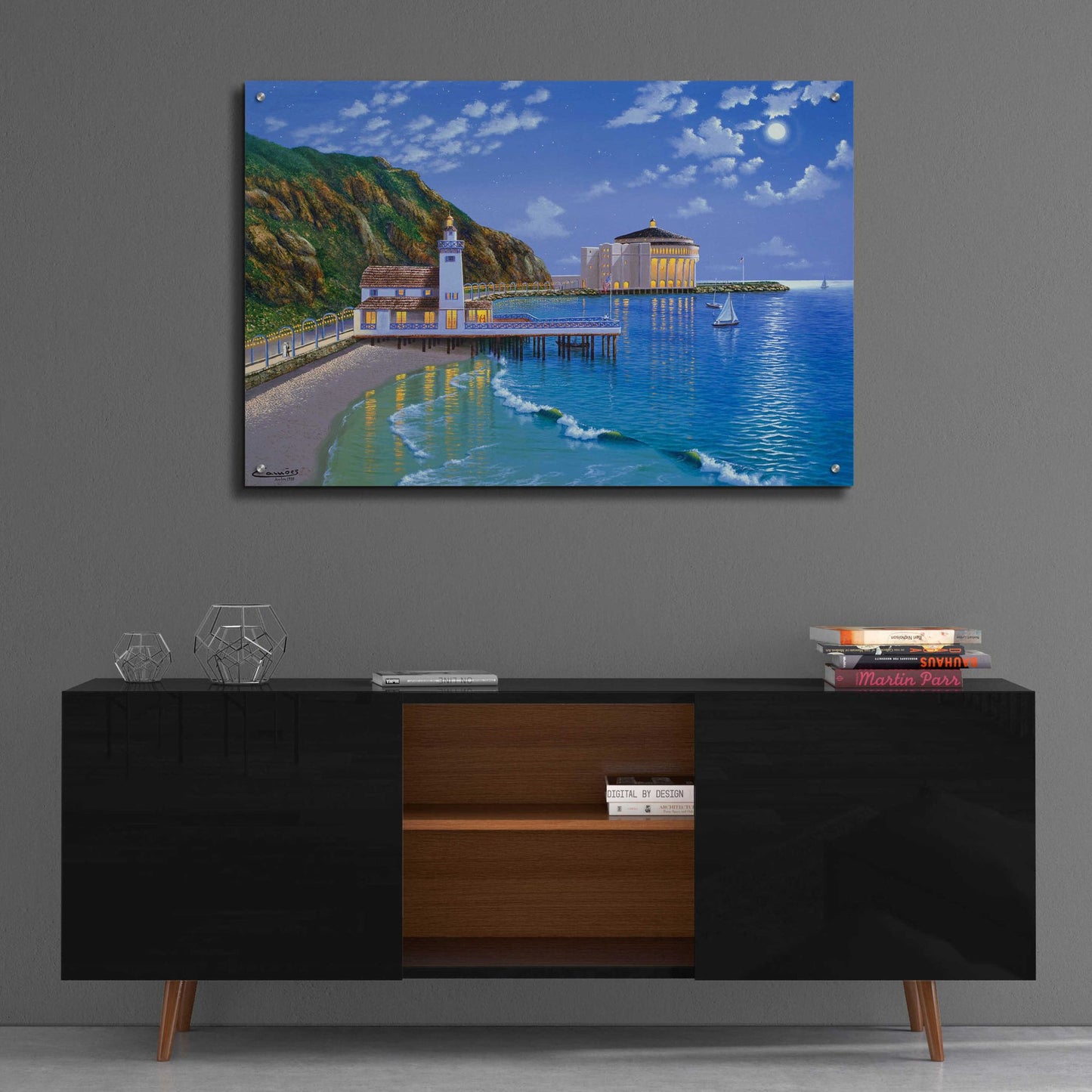 Epic Art 'Avalon Casino' by Eduardo Camoes, Acrylic Glass Wall Art,36x24